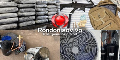 ROTA DO TRÁFICO: PF faz operação contra grupo que enviava drogas e fuzis de RO e AM para o Sudeste